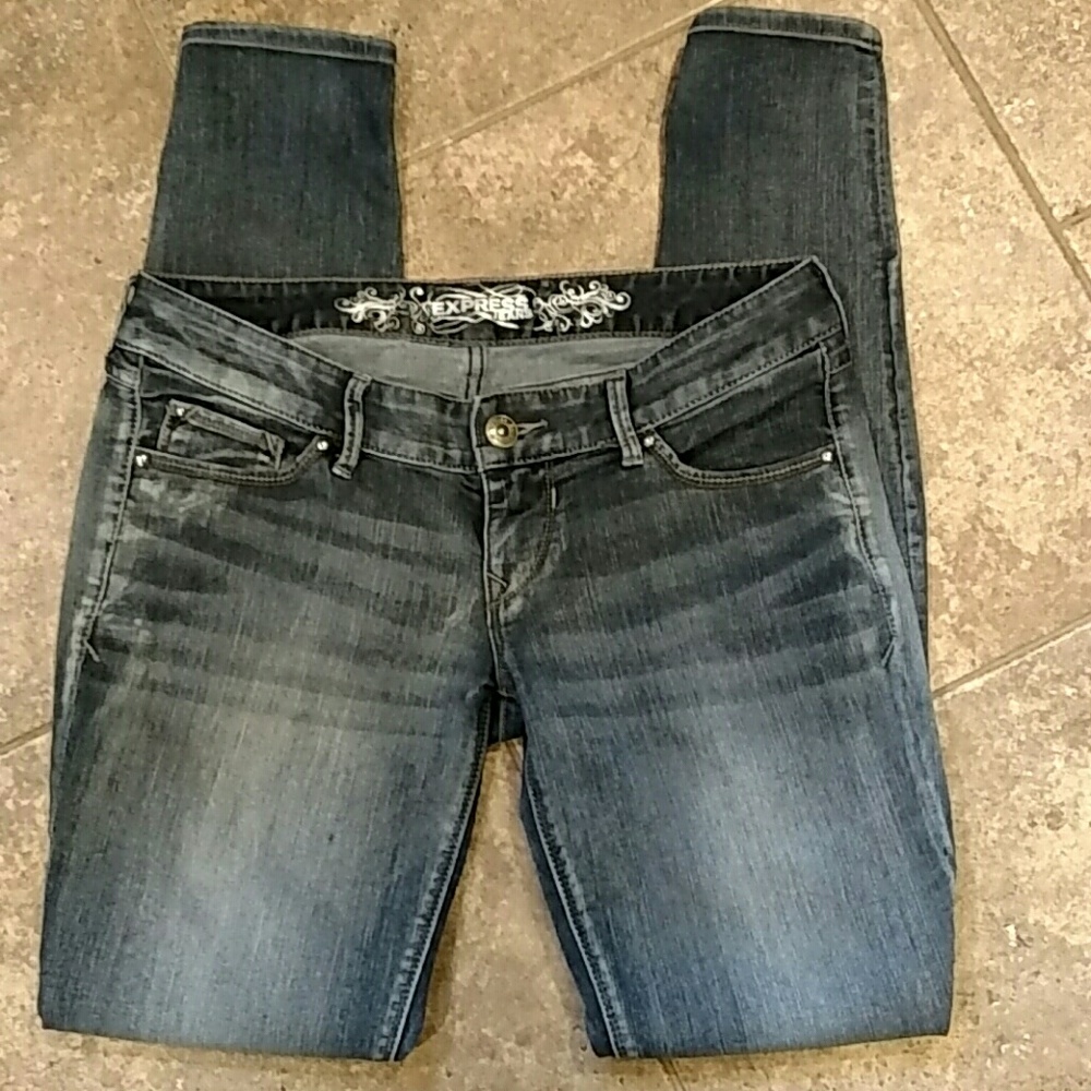 Express jean legging, size 6r.