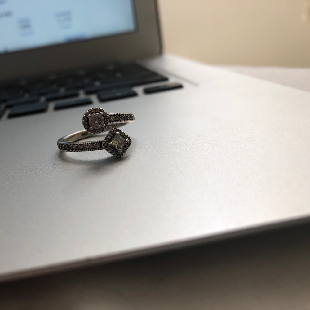 Abstract Elegance Pandora Ring