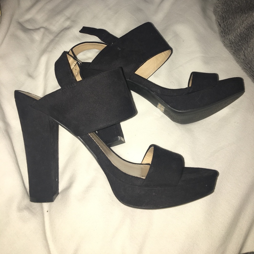 Black Suede Heels
