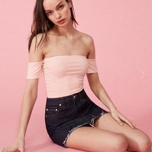Reformation Lita Top in Blush