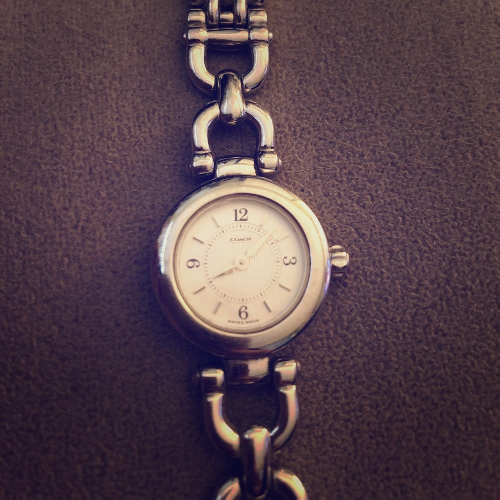 Coach Stainless Steel Watch Water Resistant