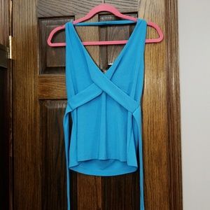 Beautiful blue halter top