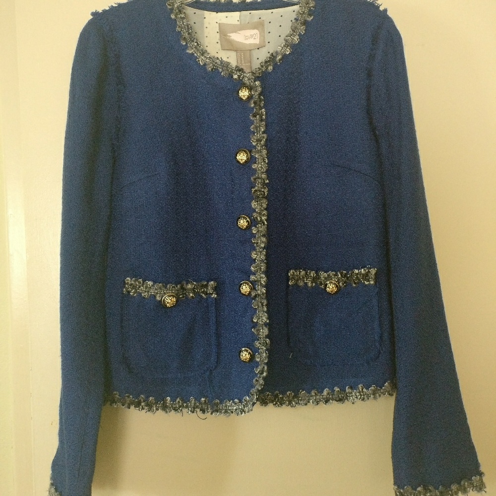 F21 Blue Blazer