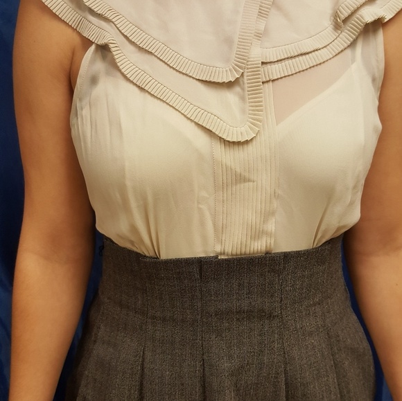 Creme and grayish BCBG dress - Picture 3 of 5