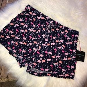 NWT [Cynthia Rowley] Flamingo Sleep Shorts