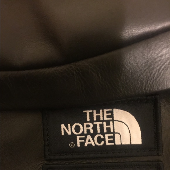 Supreme x TNF black leather day bag main image 6