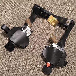 Sexy Lara Croft Holster Belt Buckle