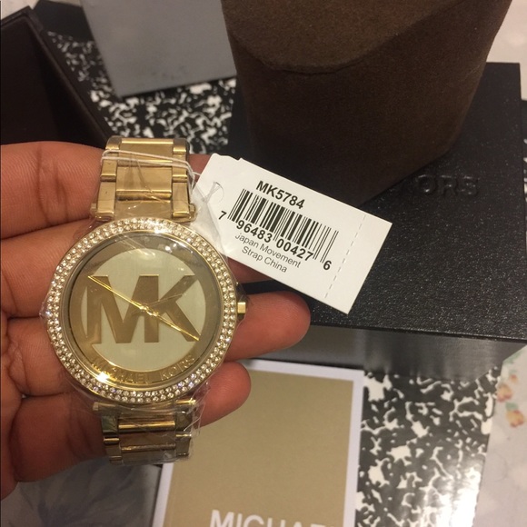Brand New Womens Micheal Kors Parker Gold Watch - Picture 3 of 4