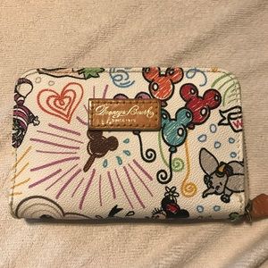 Disney Dooney & Bourke sketch wallet
