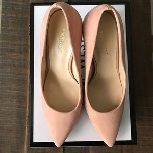 Blush Pointy Toe Pumps