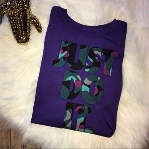 NWT [Nike] Camo Just Do It Athletic Tee