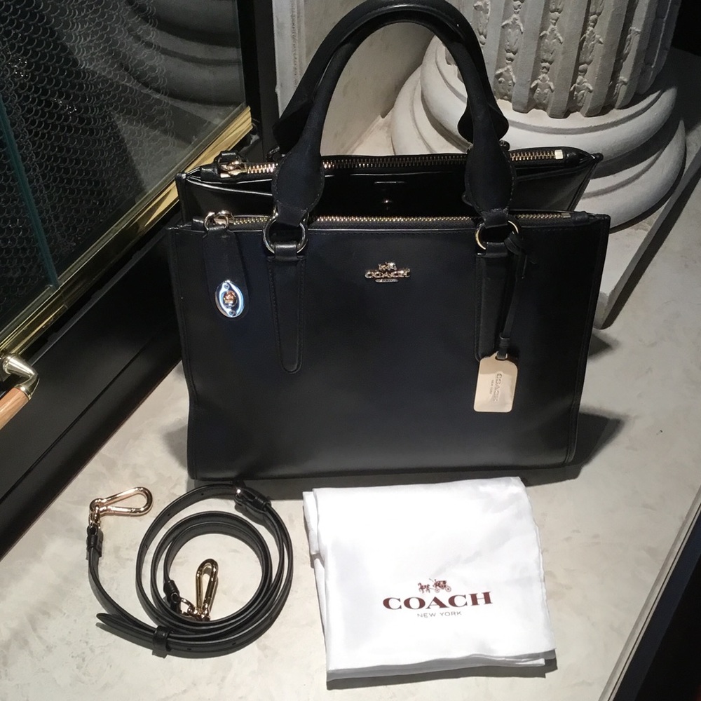Coach Black Leather Purse