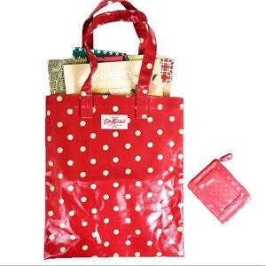 Cath Kidston Bags - Cath Kidston Red/White Polka Dot Tote + Wallet π Cath Kidston Bags - Cath Kidston Red/White Polka Dot Tote + Wallet π