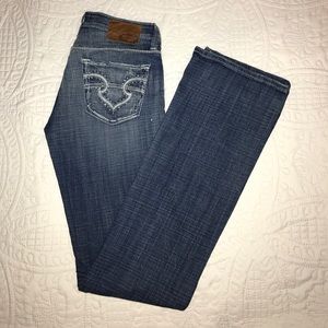 Big Star Sweet Ultra Low Rise Boot Cut Size 28 XL