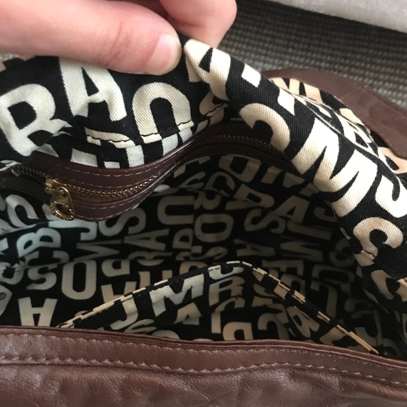 MARC JACOBS Brown Leather Saddle Bag Crossbody - Picture 5 of 7