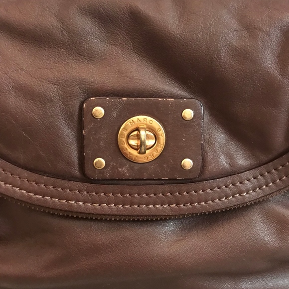 MARC JACOBS Brown Leather Saddle Bag Crossbody - Picture 7 of 7