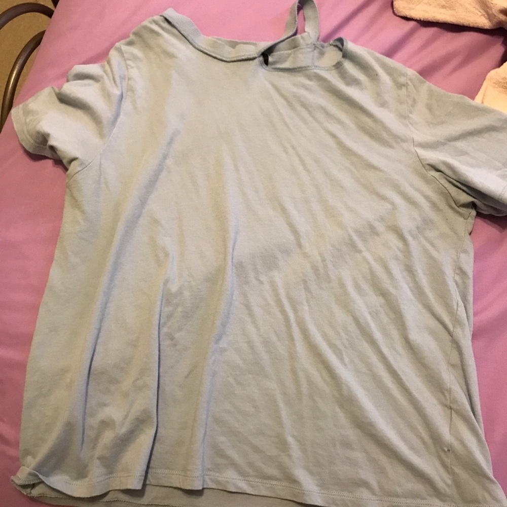 top shop hole shirt