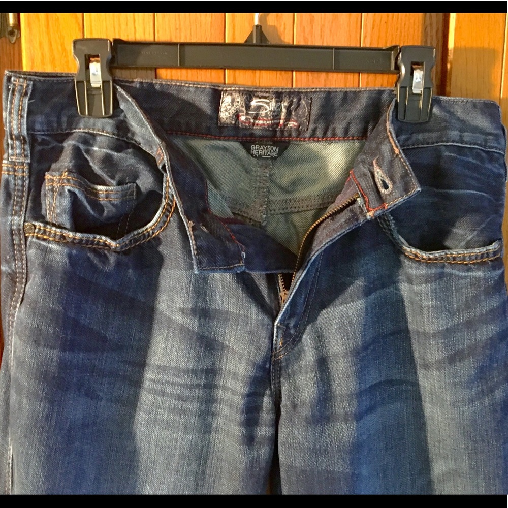 Mens Silver jeans