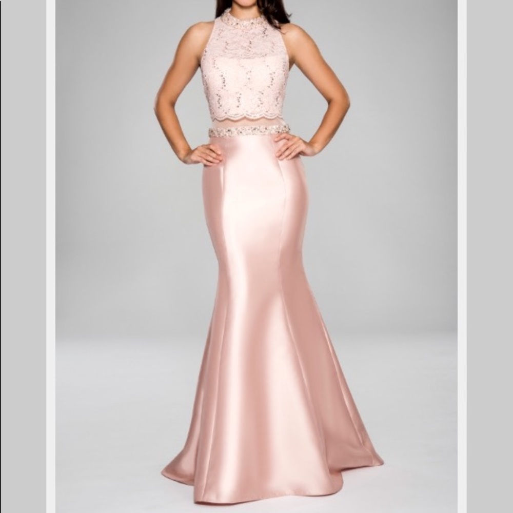 NWT High Neck Evening Gown