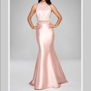 NWT High Neck Evening Gown