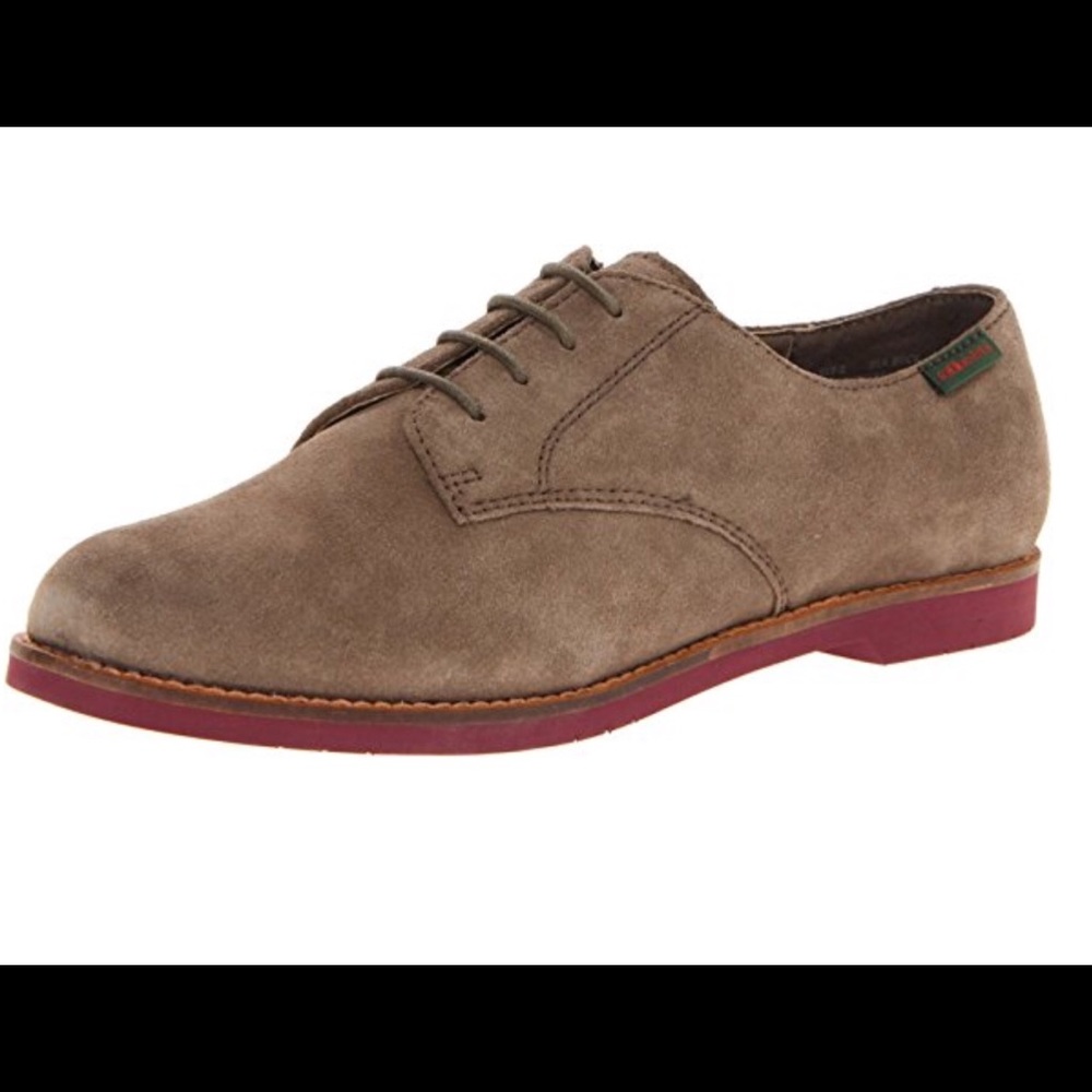 Vintage Women’s beige suede bass oxfords