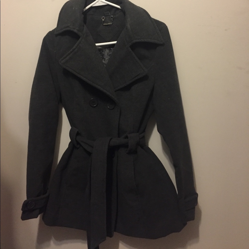 Dark gray Pea coat