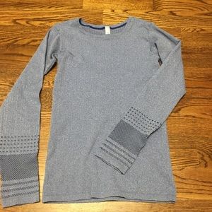 Alo North Star seamless long sleeve - Heather blue
