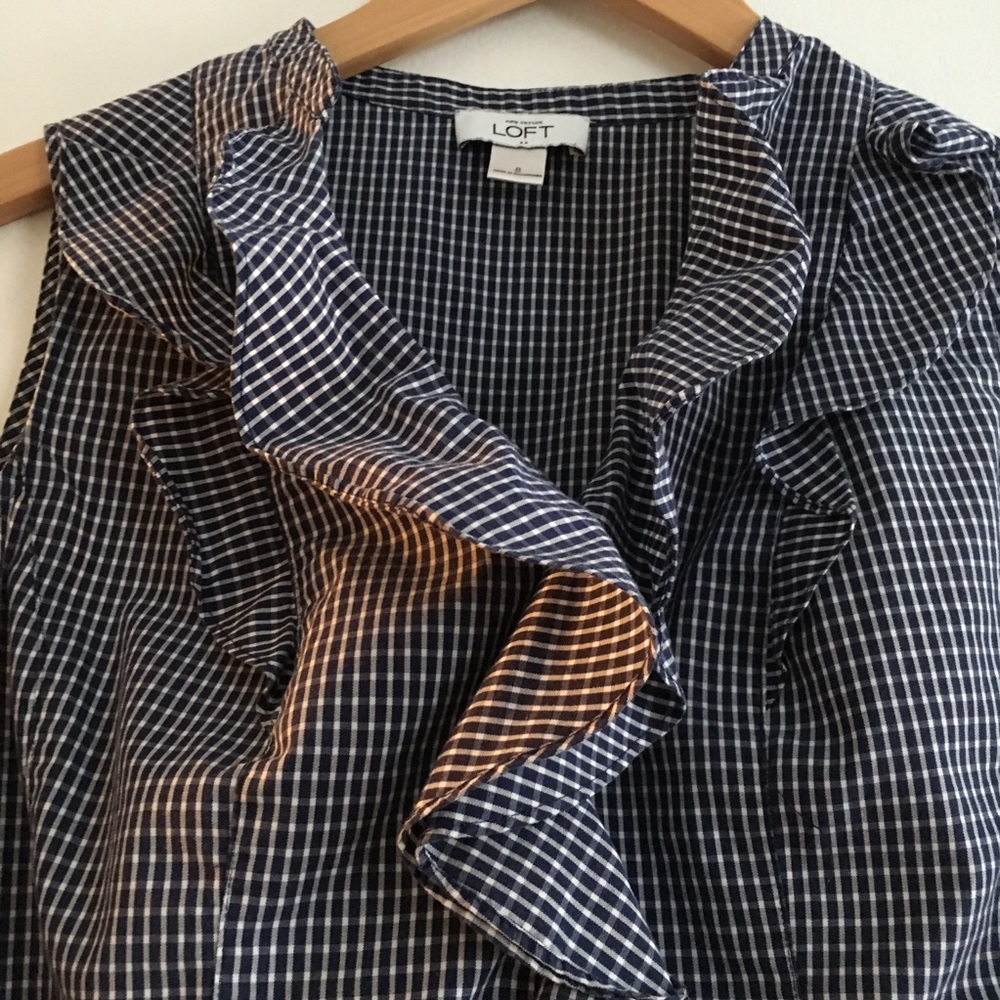 LOFT Gingham Top