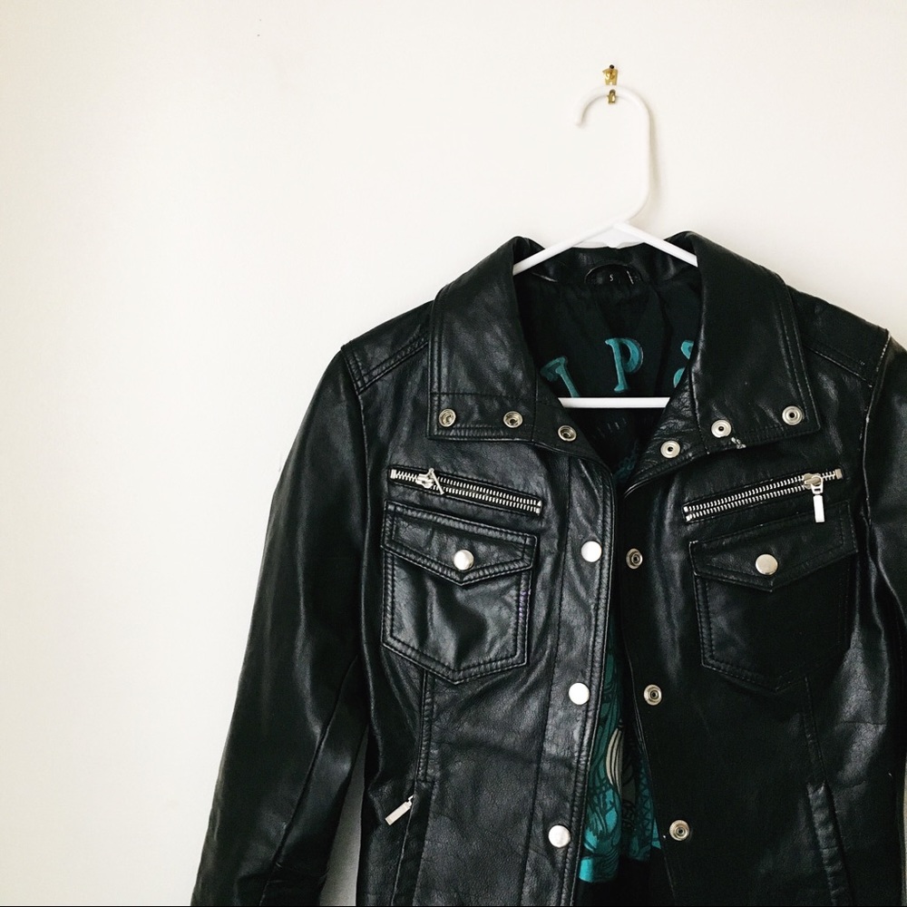 Vintage Leather Jacket - Picture 2 of 4