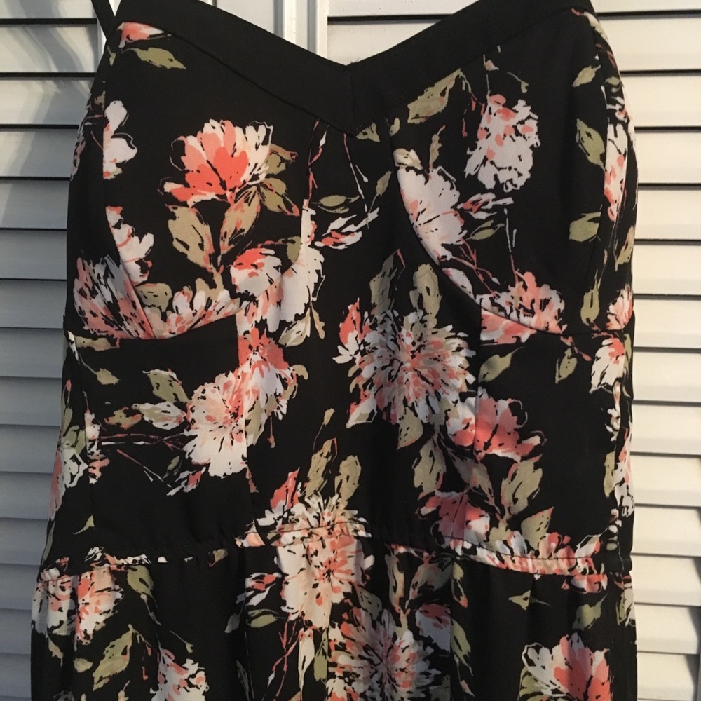 Gorgeous Black Floral Dress