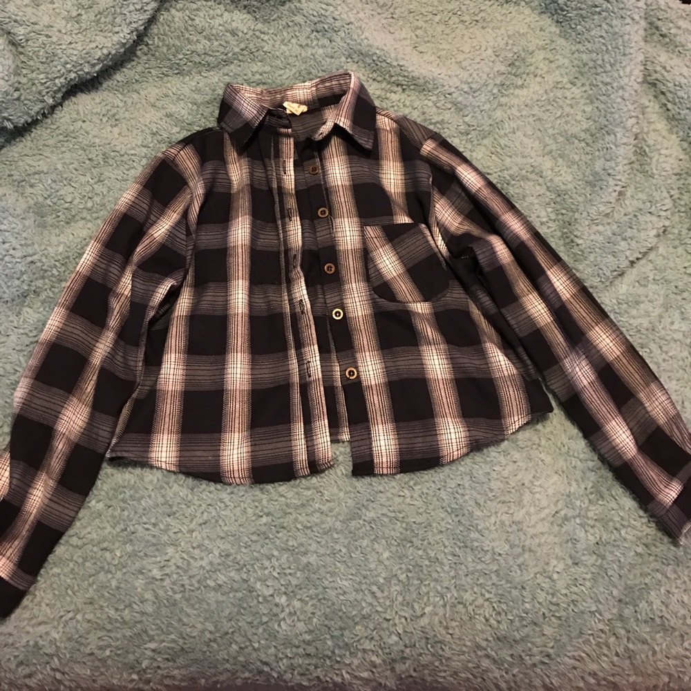 Crop Top Flannel