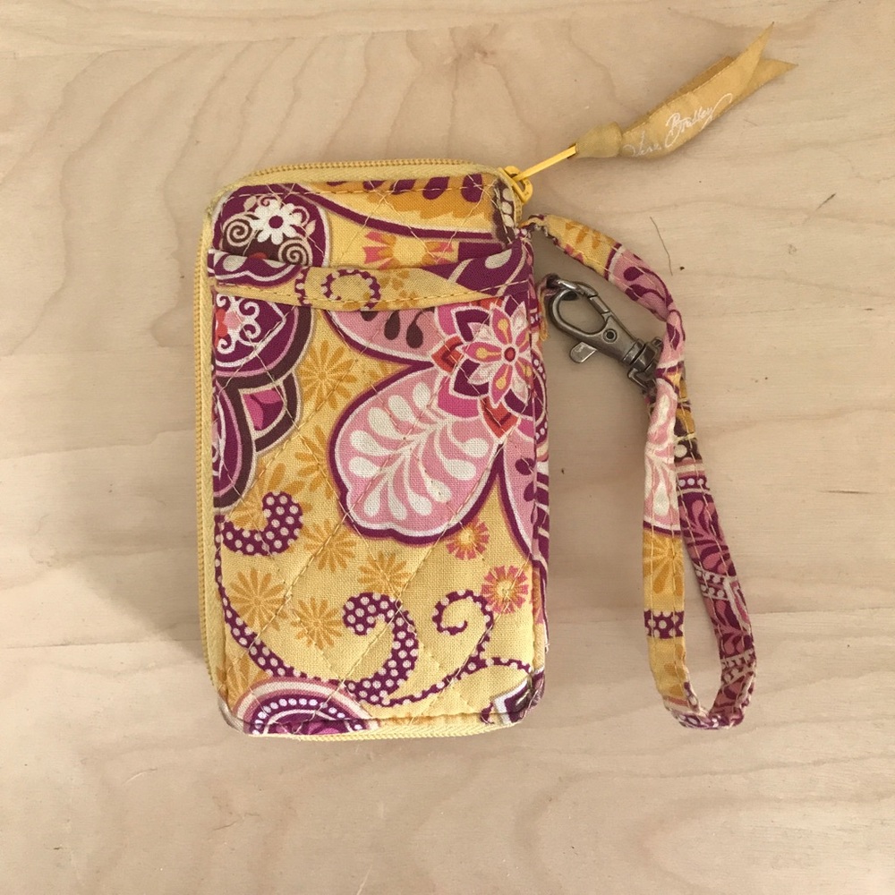 Vera Bradley small phone wristlet/wallet