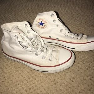 High Top White Converse