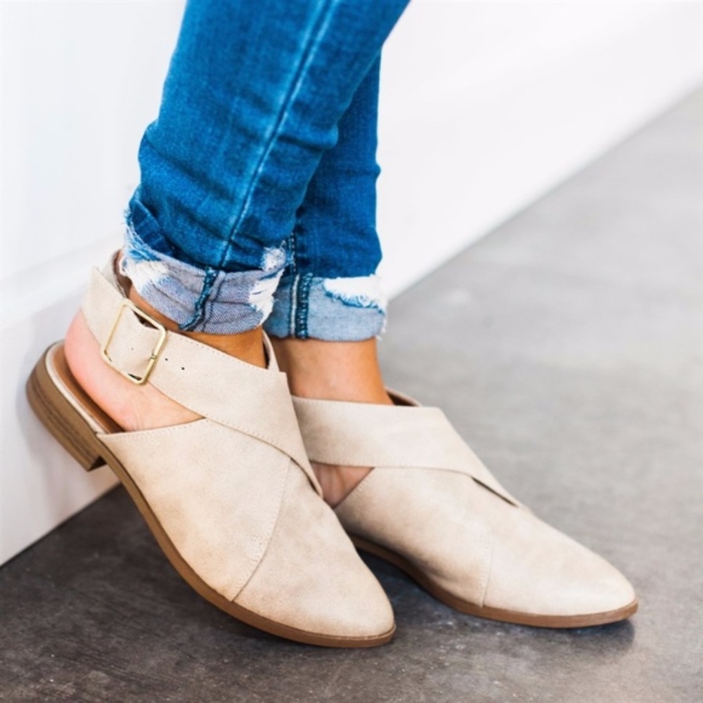 AVA Slip-on Flats - STONE - Picture 2 of 3