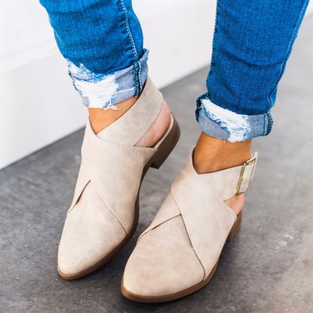 AVA Slip-on Flats - STONE - Picture 3 of 3