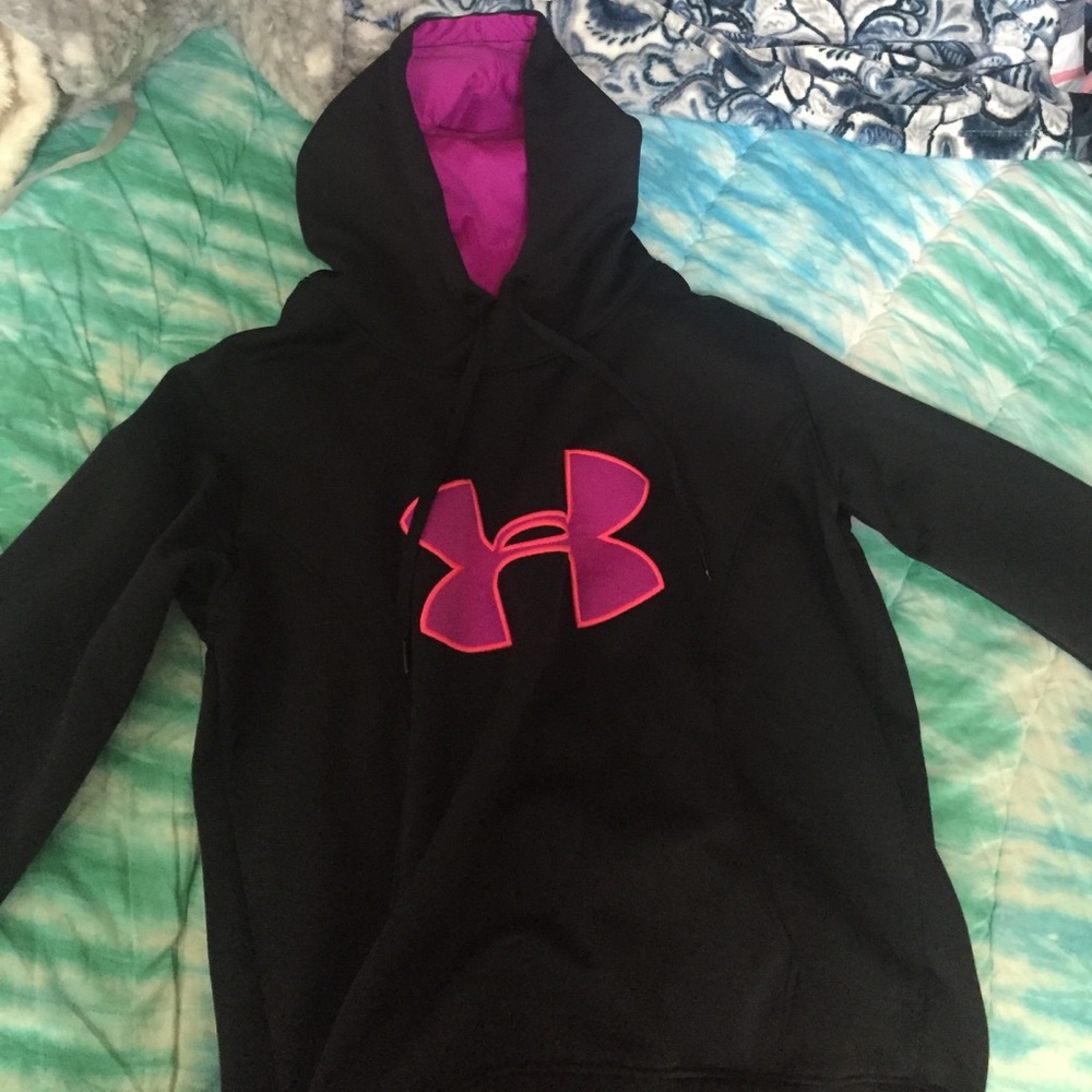 Black, Purple, Bright Pink Under Armour Sweatshirt