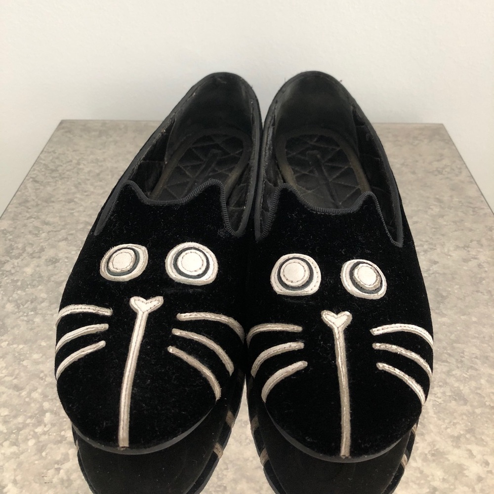 Marc by Marc Jacobs Cat Velvet slippers