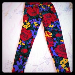 LulaRoe rose leggings