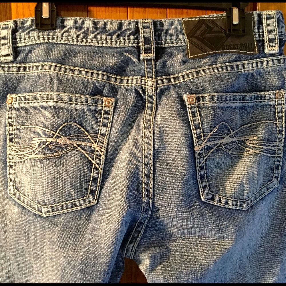 Mens Rock n Roll Cowboy jeans