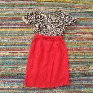 VTG RickieFreeman for TeriJon Silk and Linen Dress