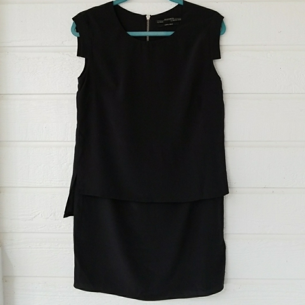 All Saints Silk Nya Se Dress