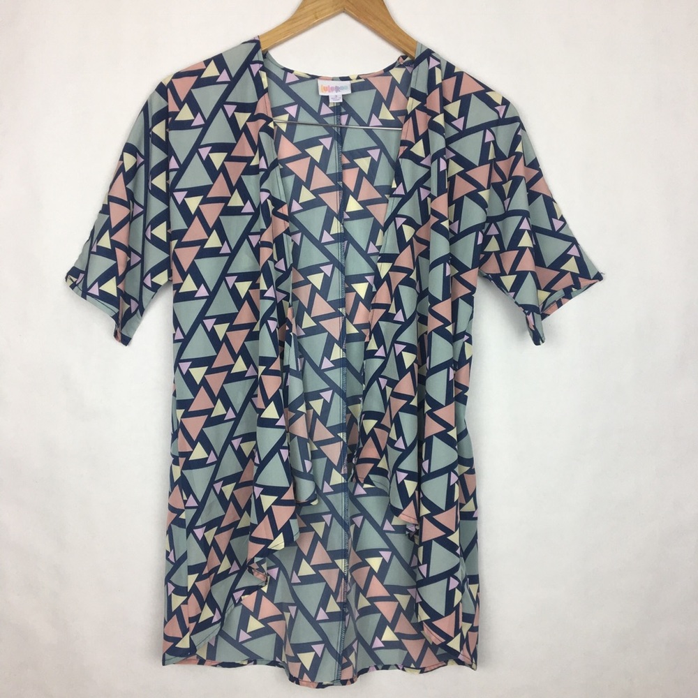 HP🎊 LuLaRoe Bianka Geometric Triangle Print Multi