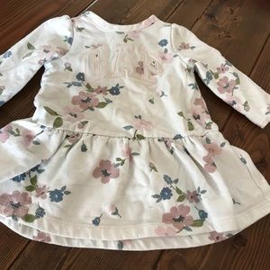 Gap dress floral 6-12 month dress