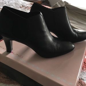 Brand new leather booties