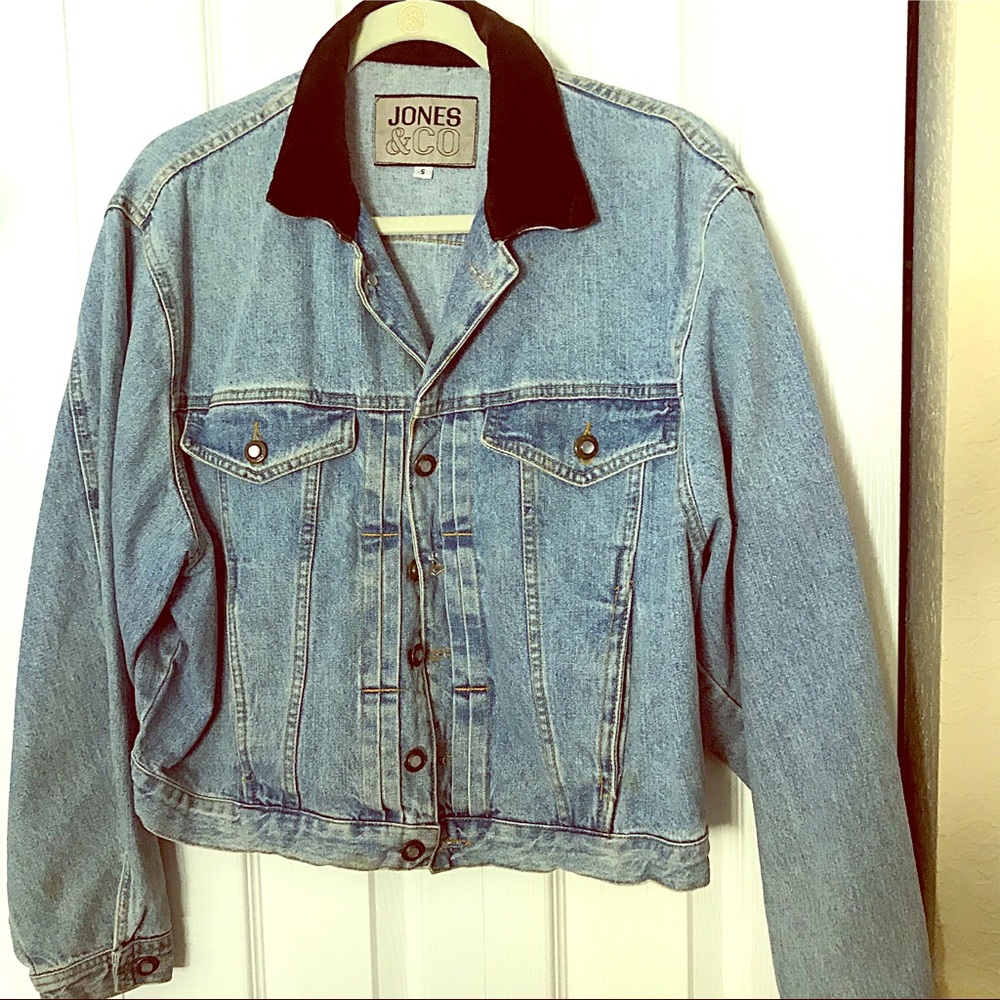 SALE Jones & Co. Oversized Denim Vintage Jacket