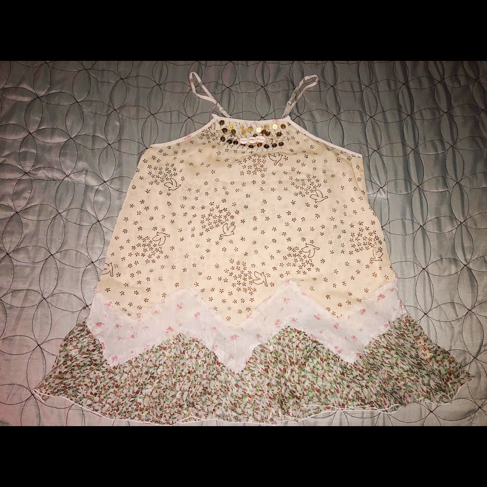 Free People Sheer Tank Halter Cami XS