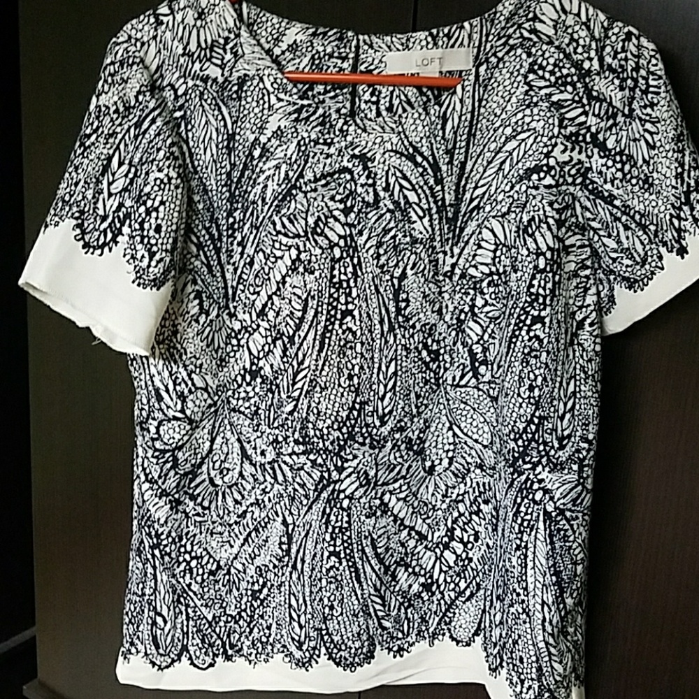 Paisley looking blouse