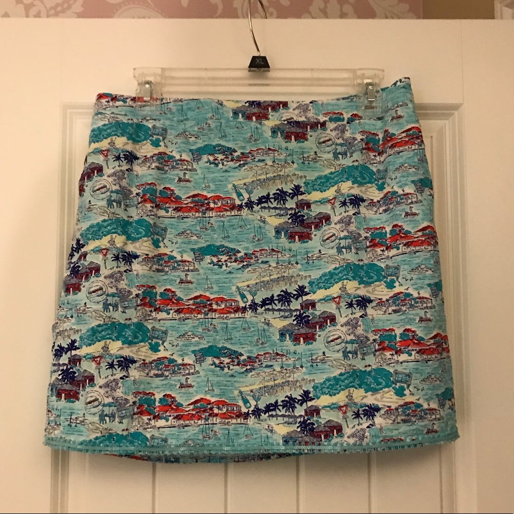 Vineyard Vines Tropical Beach Skirt Nautical S