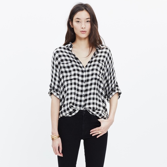 Madewell Tops - Madewell Courier Shirt in Buffalo Check