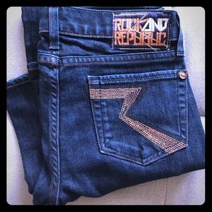 Rock and Republic Dark Denim Skinny Jeans